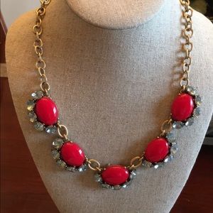 Stella & Dot red Mae necklace